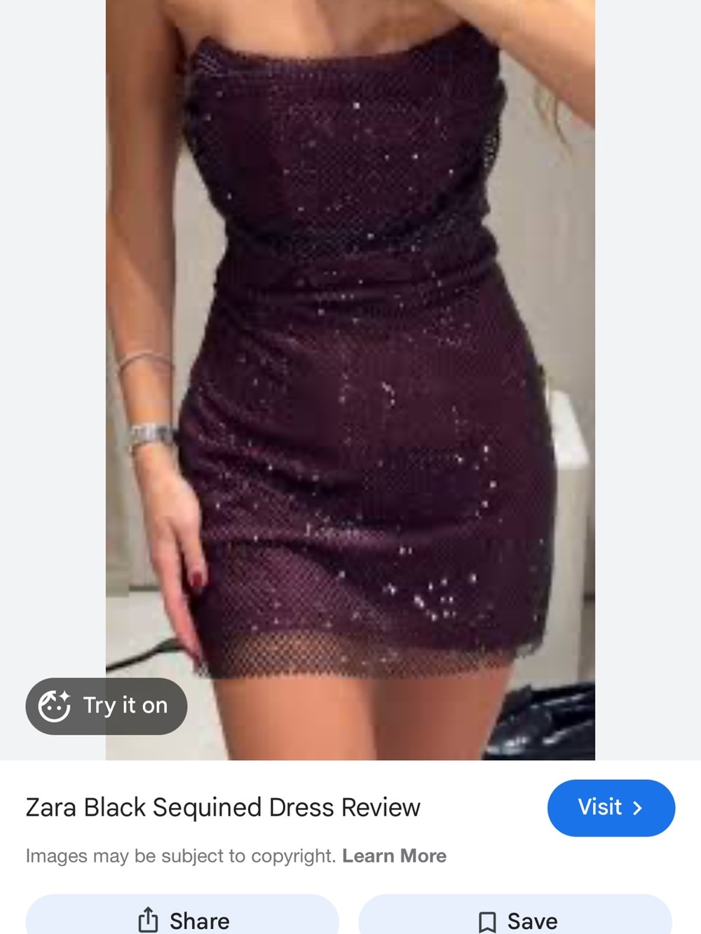 Zara’s viral crystal dress. Excellent condition. Size small. Rich Burgundy